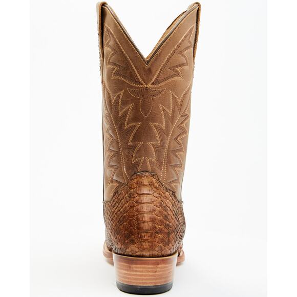 NEW Cody James Mens Exotic Python Western Boots Brown Round Toe Leather 8D‎ main image 9